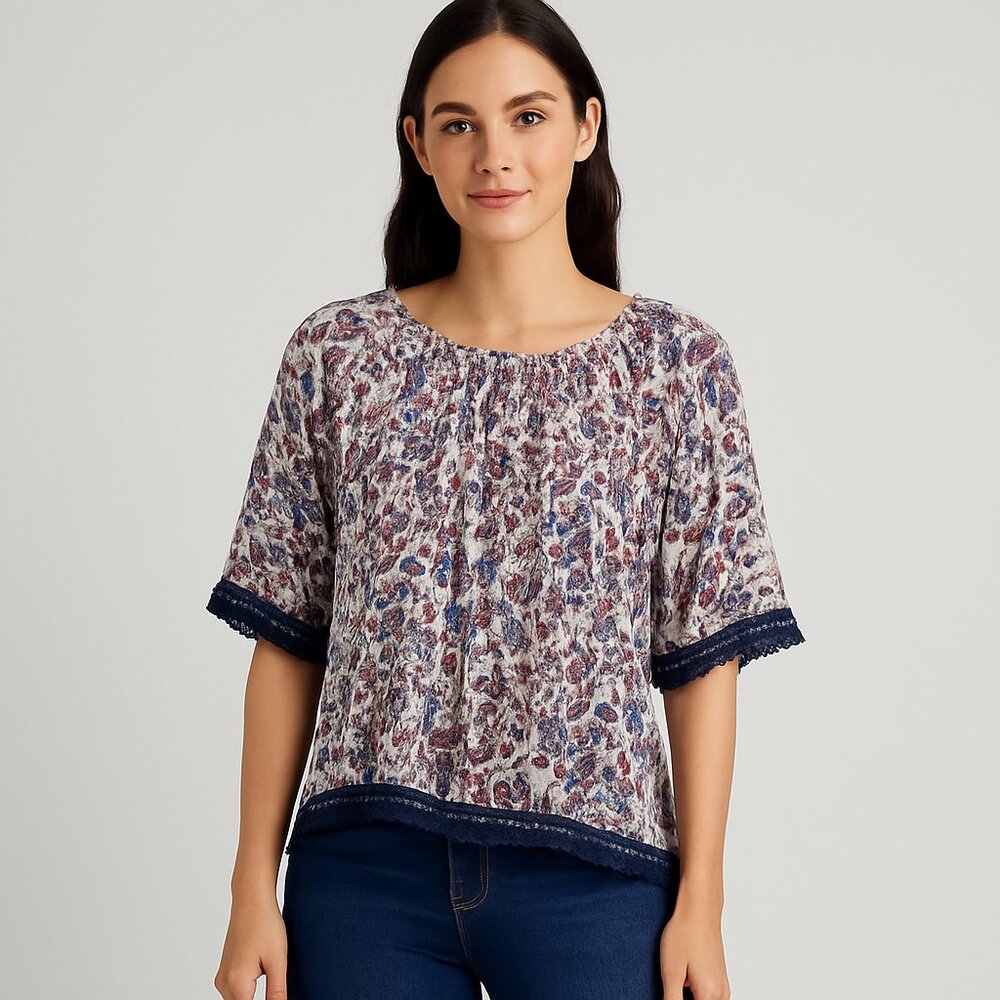 Daniel Rainn Boho‎ Paisley Blouse